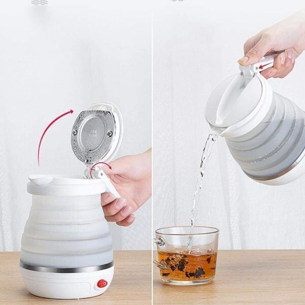 "Portable Foldable Electric Travel Kettle - Compact & Lightweight" Easy Nest 